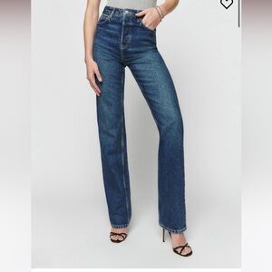 Reformation Cynthia High Rise Long Jeans